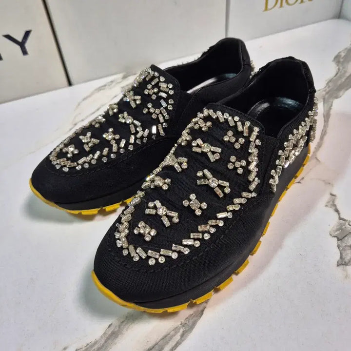[BUNJANG] Prada Crystal Sneakers Women&