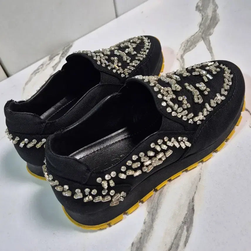 [BUNJANG] Prada Crystal Sneakers Women&