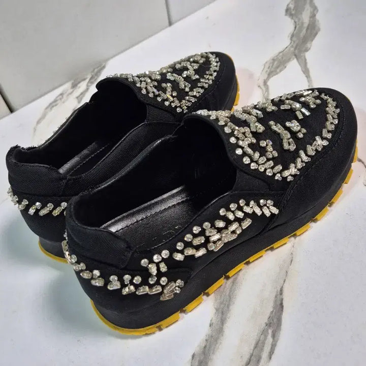 [BUNJANG] Prada Crystal Sneakers Women&