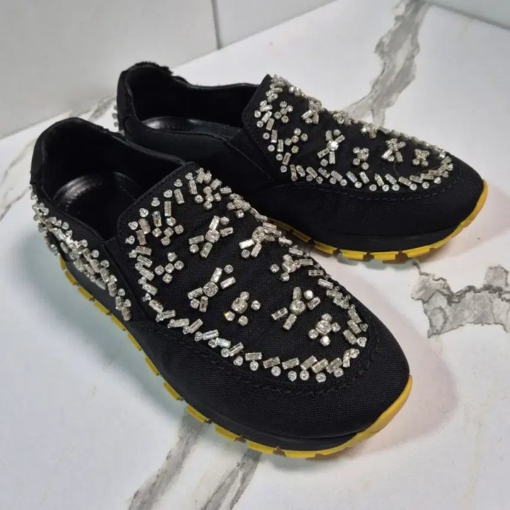[BUNJANG] Prada Crystal Sneakers Women&