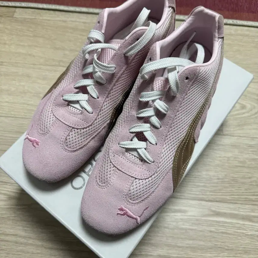 [BUNJANG] Puma x Open YY Speedcat Pink Sneakers / 푸마 x 오픈yy 콜라보 스피드캣 핑크 275사이즈