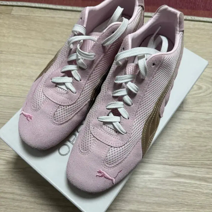 [BUNJANG] Puma x Open YY Speedcat Pink Sneakers / 푸마 x 오픈yy 콜라보 스피드캣 핑크 275사이즈