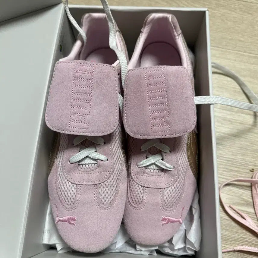 [BUNJANG] Puma x Open YY Speedcat Pink Sneakers / 푸마 x 오픈yy 콜라보 스피드캣 핑크 275사이즈