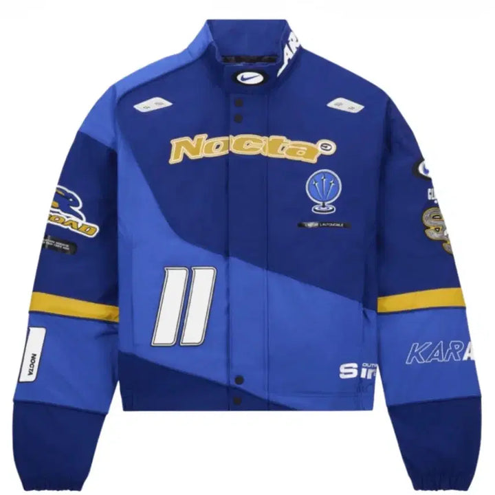 [BUNJANG] Nike x Drake NOCTA x Kith Carro De Loto Mobile Racing Jacket / 나이키 X 드레이크 녹타 X 카야르데로또모빌 레이싱 자켓 딥 로얄 블루