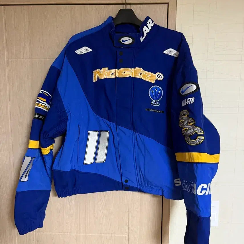 [BUNJANG] Nike x Drake NOCTA x Kith Carro De Loto Mobile Racing Jacket / 나이키 X 드레이크 녹타 X 카야르데로또모빌 레이싱 자켓 딥 로얄 블루