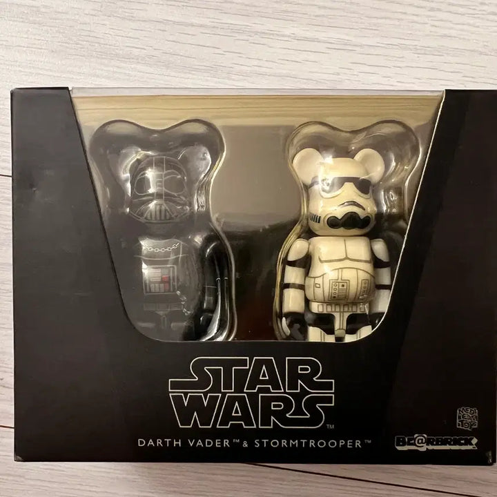 [BUNJANG] Medicom Toy Bearbrick Star Wars 2-Pack (Darth Vader &amp; Stormtrooper) 100% / 메디콤토이 베어브릭 스타워즈 2팩 (다스베이더 &amp; 스톰트루퍼)