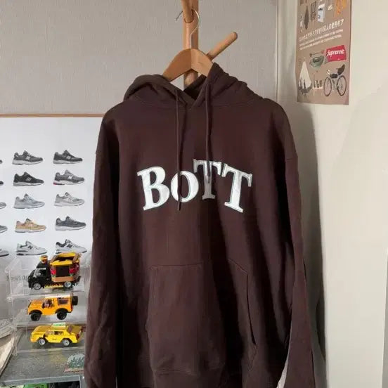 [BUNJANG] BoTT OG Logo Hoodie Brown L / BoTT og logo hoodie