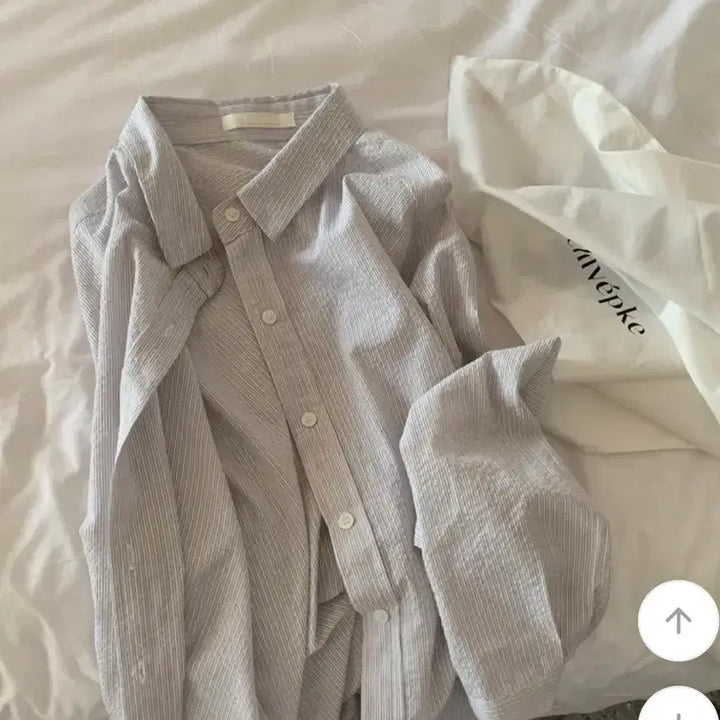 [SOLD OUT] 리넨느 시어서커 셔츠 light gray