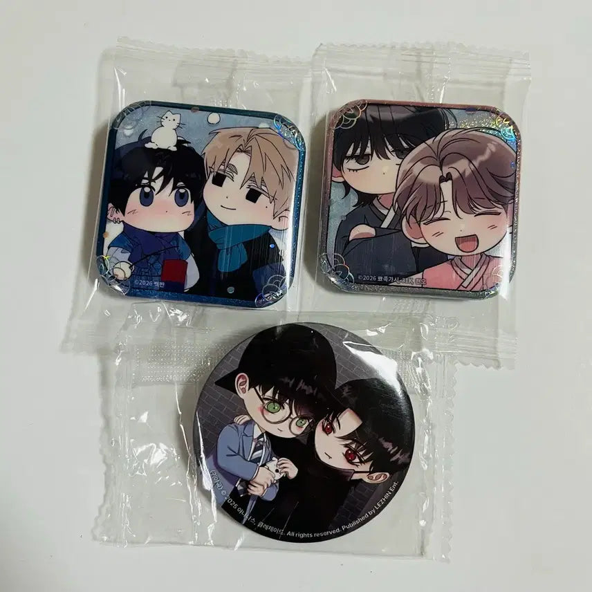 [SOLD OUT] 레봄 근하신년 열해 권태주의보 귀야곡 캔뱃지 일괄