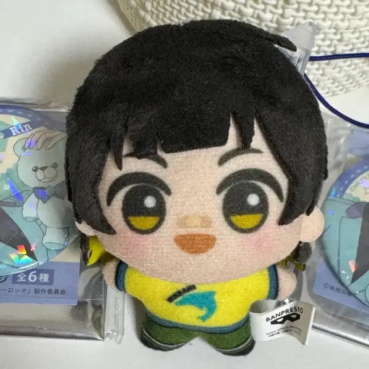 [BUNJANG] Blue Lock Bachira Childhood Chibi Plush / 블루록 바치라 유년기 치비구루미 누이