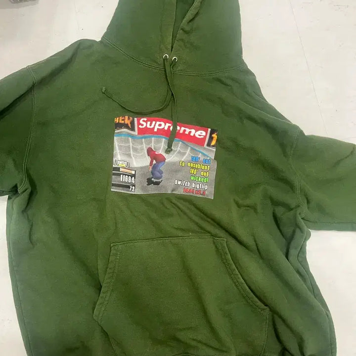 [BUNJANG] Supreme x Thrasher Collaboration Hoodie / 슈프림 트레셔 후드