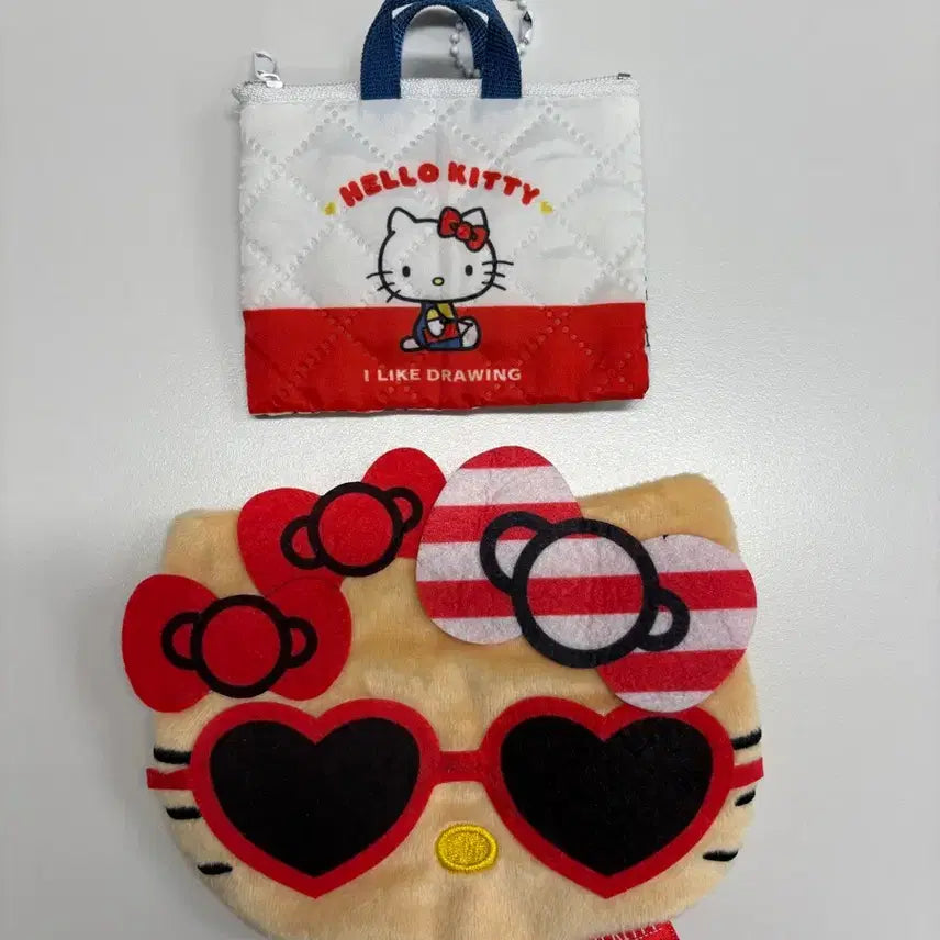 [BUNJANG] Sanrio Kitty Face Pouch Bundle / 산리오 레슨백 키티, 얼굴 파우치 일괄