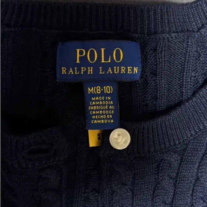 [BUNJANG] Polo Navy Cardigan M / 급처 새상품) 폴로 가디건 네이비 M