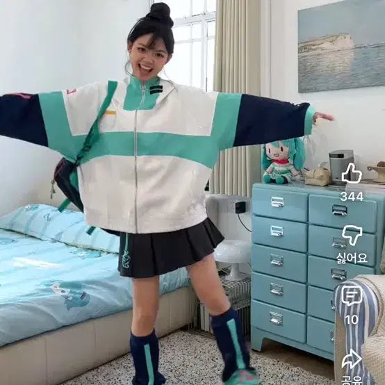 [BUNJANG] Loft Miku Jersey Top / Loft miku 져지 개봉 1회 착용(20분 미만)