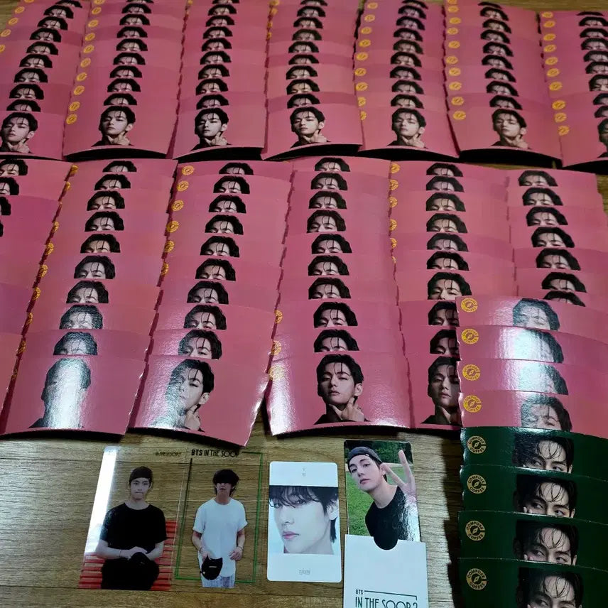 [SOLD OUT] 방탄소년단 뷔 BTS V 인더숲 포카 컴포즈 컵홀더 138개 일괄