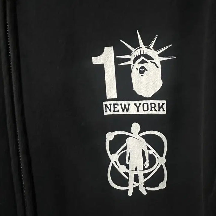 [BUNJANG] BAPE Kid Cudi 10th Anniversary Shark Hoodie - Black - Size L / 베이프 10주년 샤크 후드집업 키드커디 L