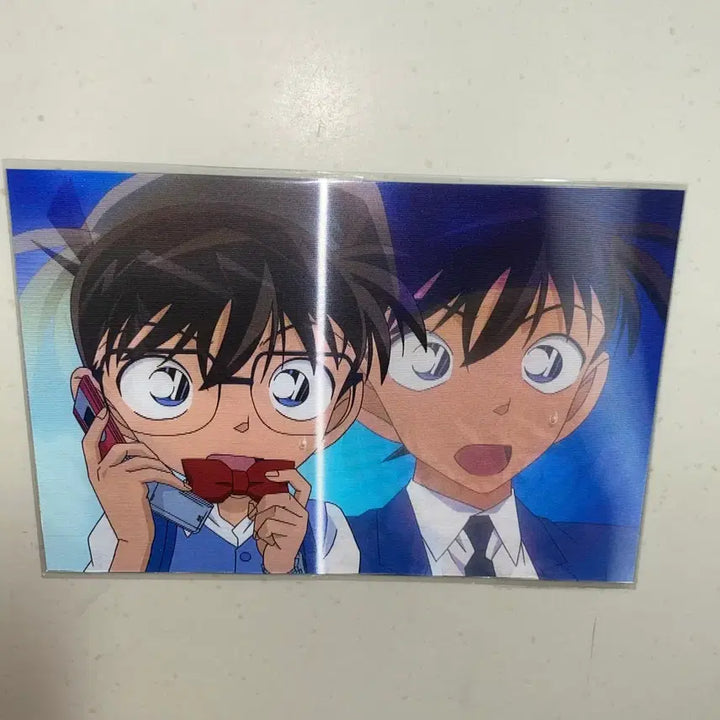 [BUNJANG] Detective Conan Art Nouveau Lenticular Postcard Shinichi / 명탐정코난 팝업 아르누보 렌테큘러 엽서 코난 남도일 신이치