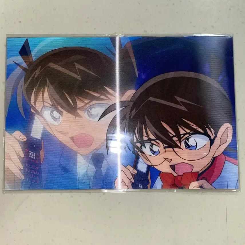 [BUNJANG] Detective Conan Art Nouveau Lenticular Postcard Shinichi / 명탐정코난 팝업 아르누보 렌테큘러 엽서 코난 남도일 신이치