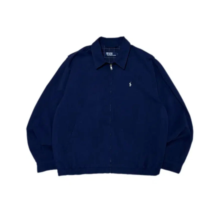 [BUNJANG] Polo Ralph Lauren Navy Swing Top Blouson Jacket / Polo Ralph Lauren 폴로 랄프로렌 네이비 스윙톱 블루종자켓