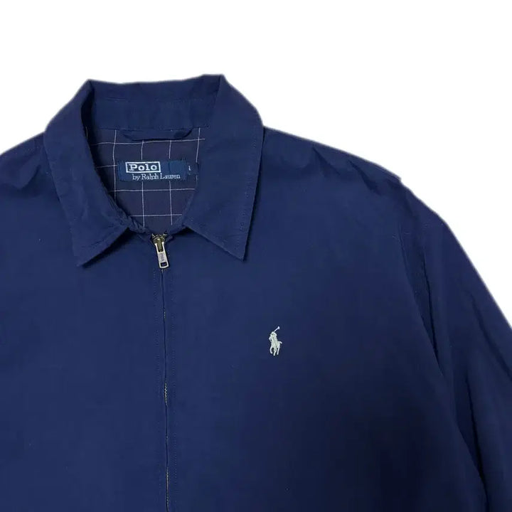[BUNJANG] Polo Ralph Lauren Navy Swing Top Blouson Jacket / Polo Ralph Lauren 폴로 랄프로렌 네이비 스윙톱 블루종자켓