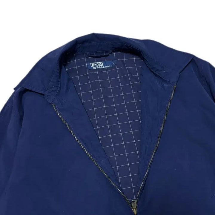 [BUNJANG] Polo Ralph Lauren Navy Swing Top Blouson Jacket / Polo Ralph Lauren 폴로 랄프로렌 네이비 스윙톱 블루종자켓