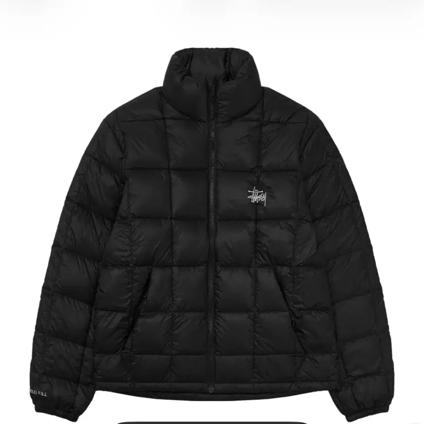 [BUNJANG] Stussy Midweight Puffer Jacket Black / 스투시 미드웨이트 퍼퍼 블랙