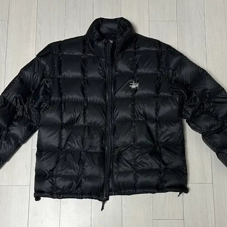 [BUNJANG] Stussy Midweight Puffer Jacket Black / 스투시 미드웨이트 퍼퍼 블랙