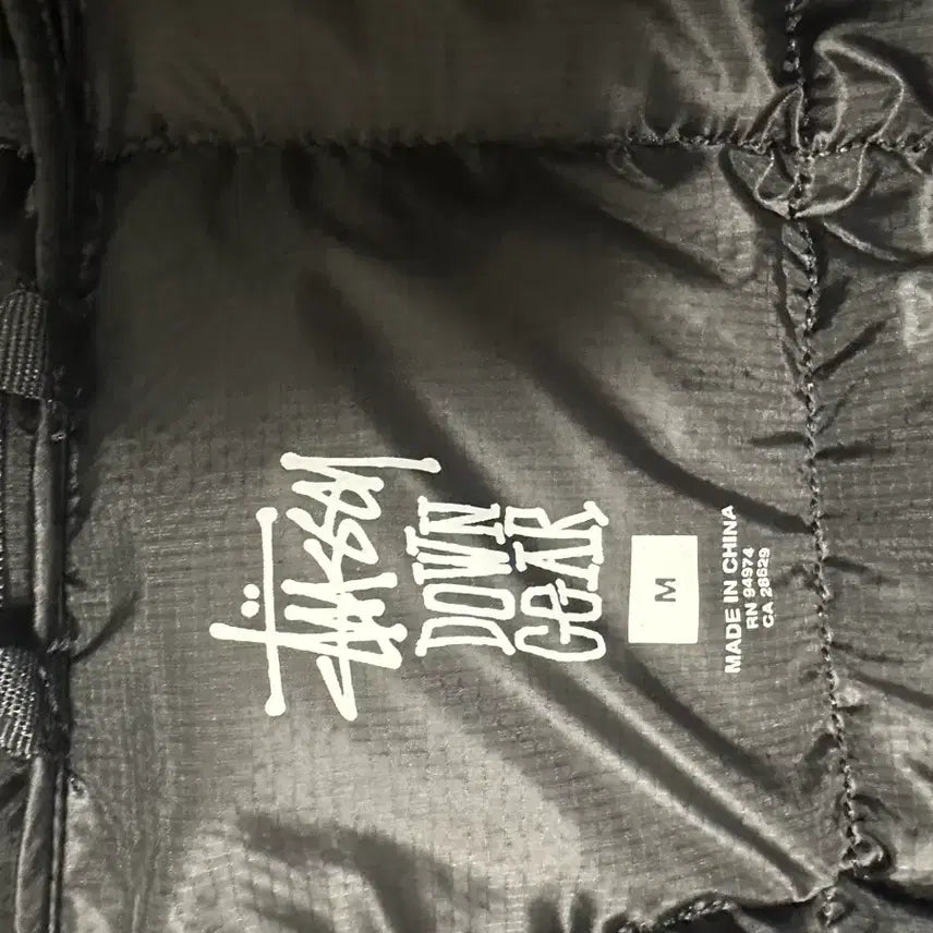[BUNJANG] Stussy Midweight Puffer Jacket Black / 스투시 미드웨이트 퍼퍼 블랙