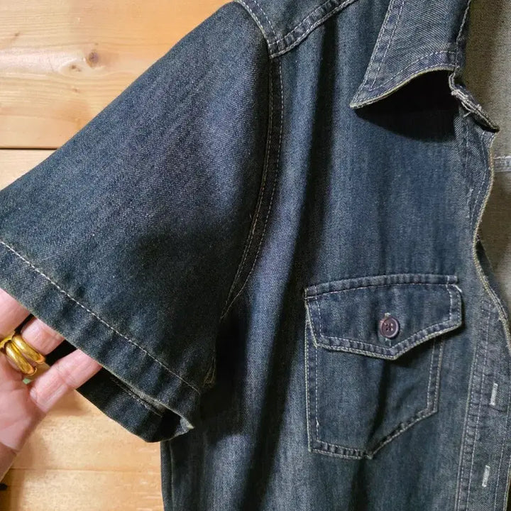 [BUNJANG] Unspecified Brand Cotton Shirt / 청셔츠