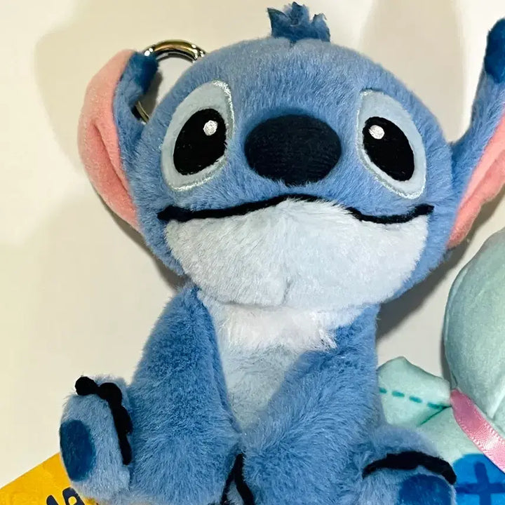 [BUNJANG] Disney Stitch Scrumptious Set Doll Keyring / 새상품) 스티치 스크럼프 세트 인형 키링