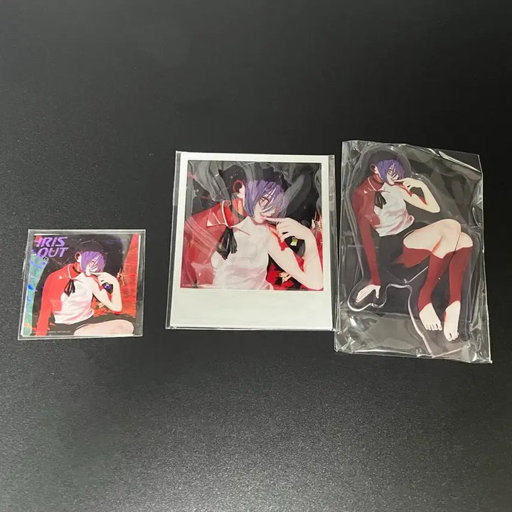 [BUNJANG] IRIS OUT Chainsaw Man POB Acrylic Stand, Polaroid, Sticker / 미개봉)체인소맨 IRIS OUT 특전 아크릴스탠드, 폴라로이드, 스티커
