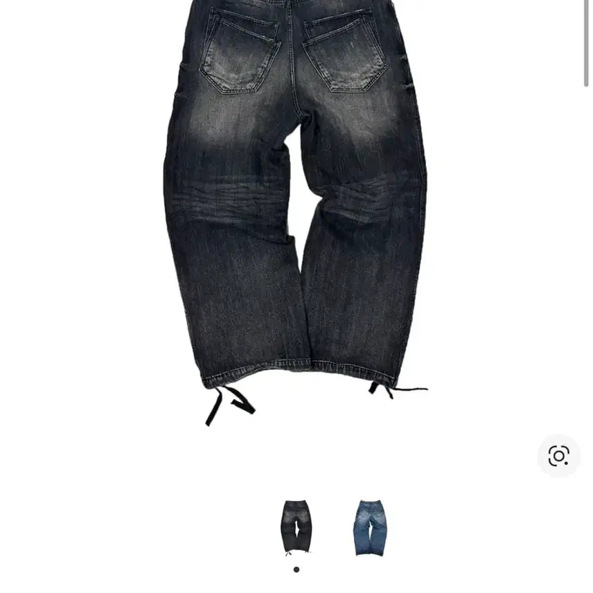 [BUNJANG] Nonode Double Pocket Washed Black Denim Jeans / [2] 논노드 더블 포켓 재패니스 데님 워시드 블랙