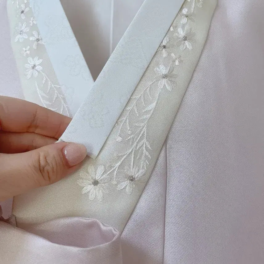 [BUNJANG] Elegant Hanbok for Mother / 은은한 광택 고급한복 새상품