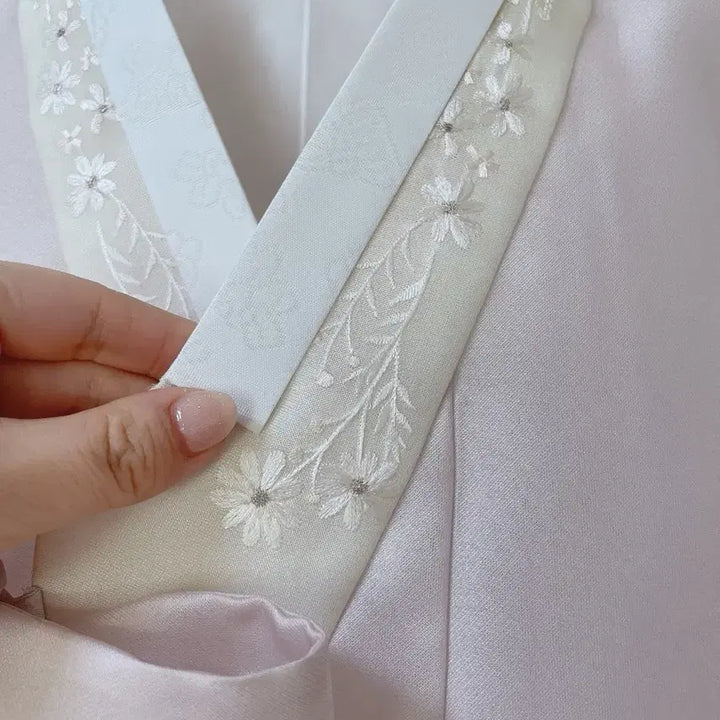 [BUNJANG] Elegant Hanbok for Mother / 은은한 광택 고급한복 새상품