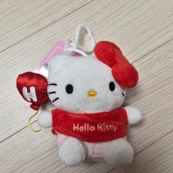 [BUNJANG] Hello Kitty &amp; Pink Heart Rabbit Doll Keyring / 인형키링