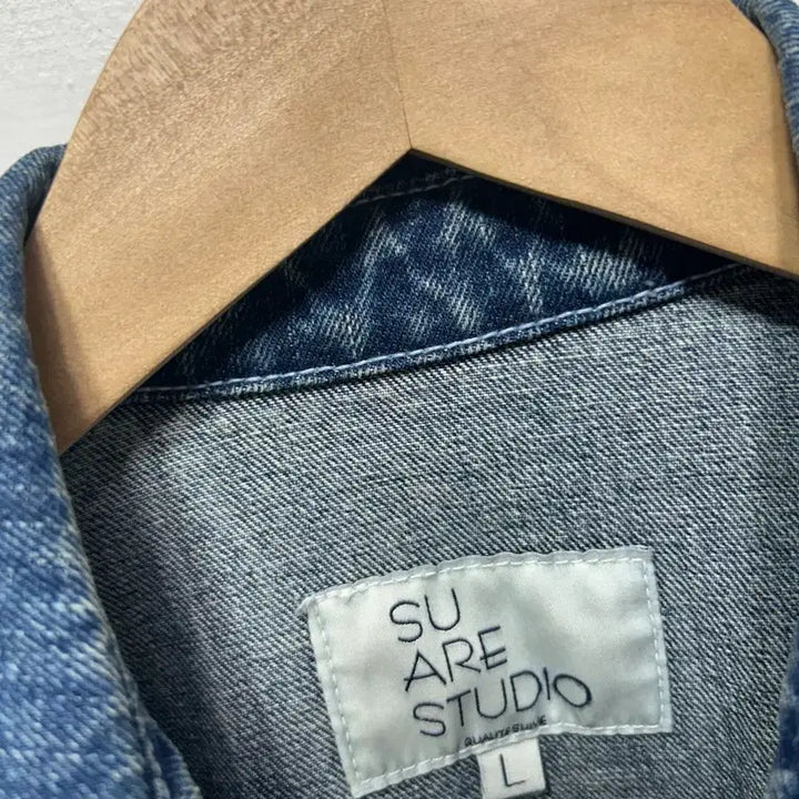 [BUNJANG] SUARE STUDIO Denim Blouson Jacket / SUARE STUDIO 데님 블루종 자켓 F