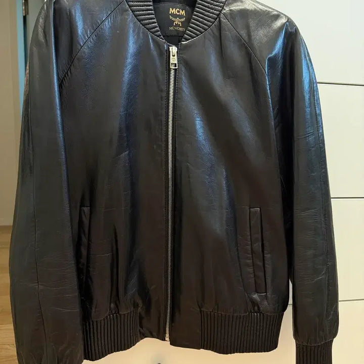 [BUNJANG] MCM Lambskin Leather Jacket / MCM 램스킨 양가죽 자켓 M