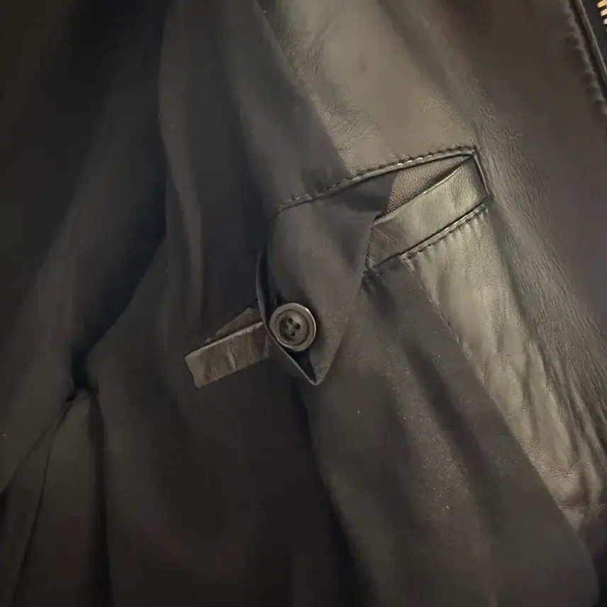 [BUNJANG] MCM Lambskin Leather Jacket / MCM 램스킨 양가죽 자켓 M