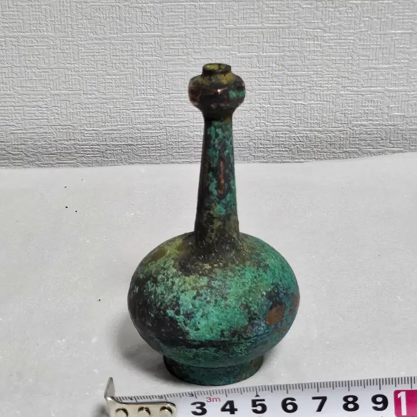 [BUNJANG] Antique Bronze Ewer Rare Shape / 옛날 청동 유병 정수병 희귀모양 애기 유병  청동병  정수병