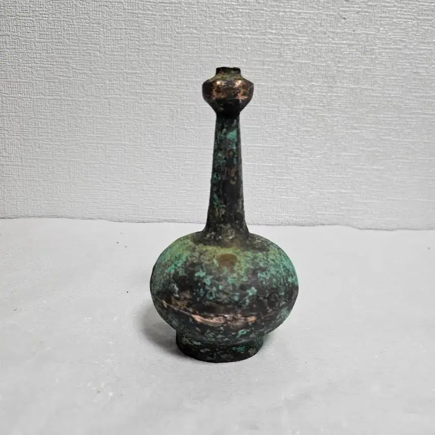 [BUNJANG] Antique Bronze Ewer Rare Shape / 옛날 청동 유병 정수병 희귀모양 애기 유병  청동병  정수병