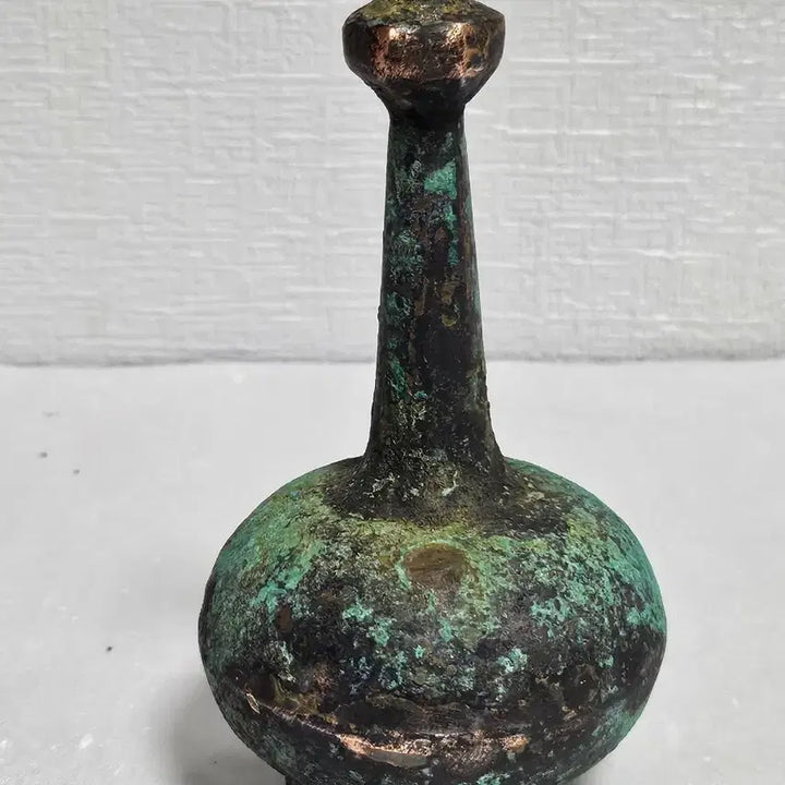 [BUNJANG] Antique Bronze Ewer Rare Shape / 옛날 청동 유병 정수병 희귀모양 애기 유병  청동병  정수병