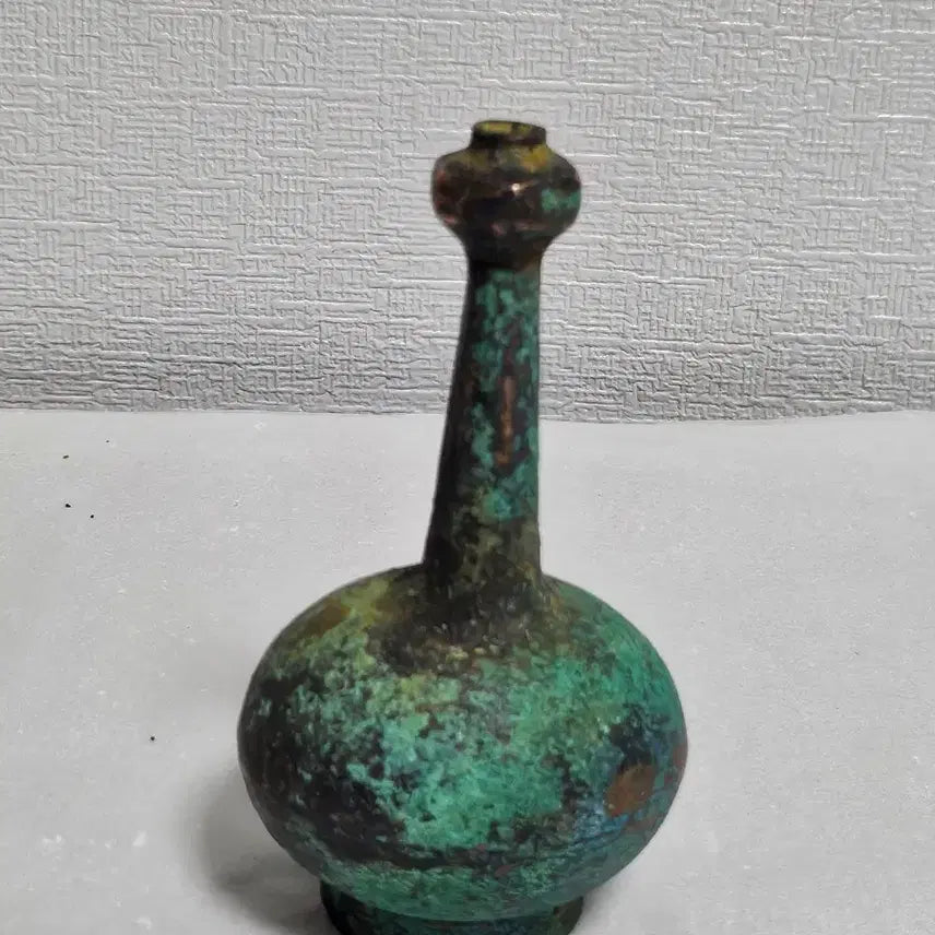 [BUNJANG] Antique Bronze Ewer Rare Shape / 옛날 청동 유병 정수병 희귀모양 애기 유병  청동병  정수병