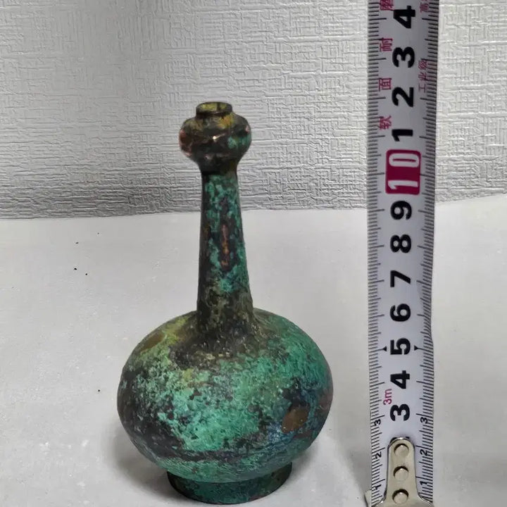 [BUNJANG] Antique Bronze Ewer Rare Shape / 옛날 청동 유병 정수병 희귀모양 애기 유병  청동병  정수병