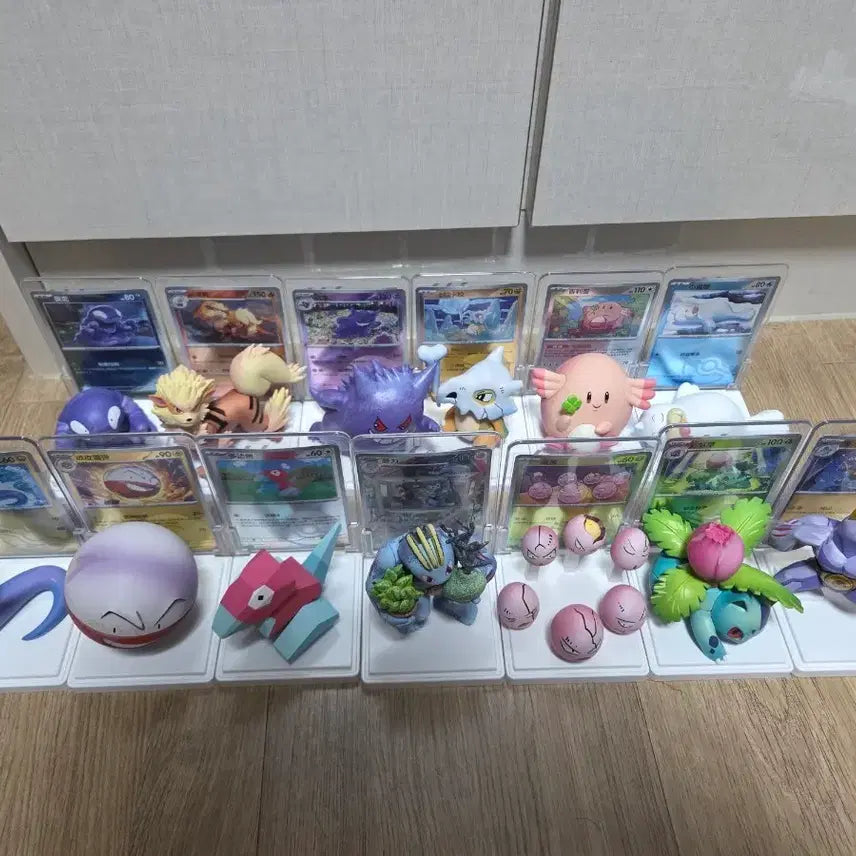 [BUNJANG] Pokemon Dream Painting Complete Set / 포켓몬 드림페인팅 중판 카드 피규어 전종