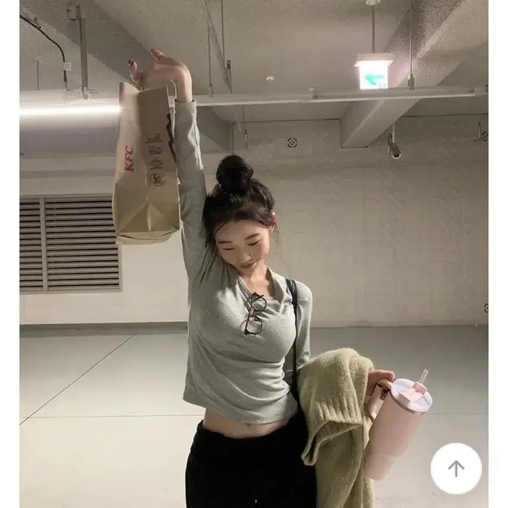 [BUNJANG] Youngnrich Mellia Basic T-shirt / 영앤리치 멜리아 - t 기본티 에이블리 지그재그