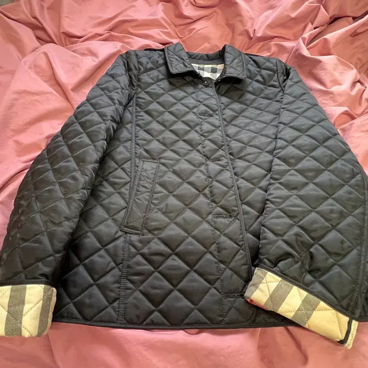 [BUNJANG] Burberry Frankby Black Quilted Jacket / 버버리 프랭크비 블랙 퀼팅 자켓