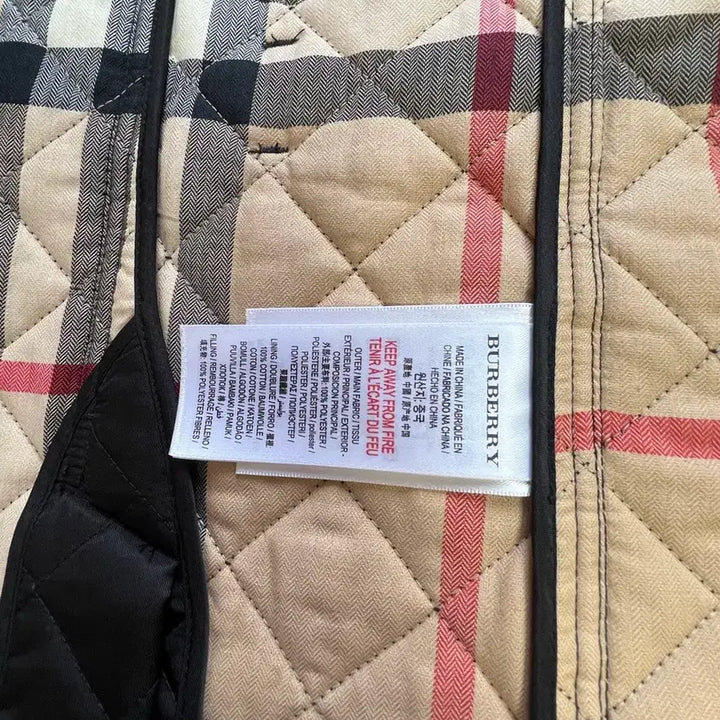 [BUNJANG] Burberry Frankby Black Quilted Jacket / 버버리 프랭크비 블랙 퀼팅 자켓