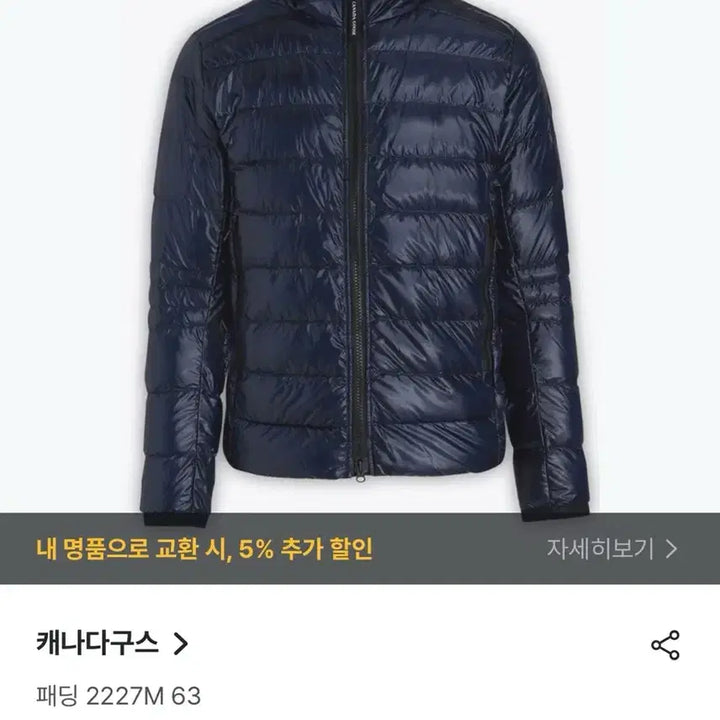 [BUNJANG] 캐나다구스 2227M 네이비 패딩 급처 / 캐나다구스 2227M 네이비 패딩 급처