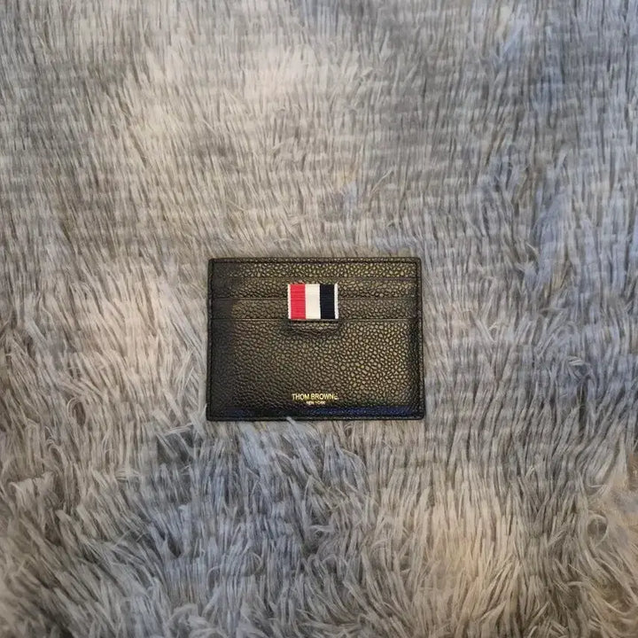 [BUNJANG] Thom Browne Pebble Grain Card Wallet / [OS] 22S 톰브라운 삼선 페블 그레인 블랙 카드지갑