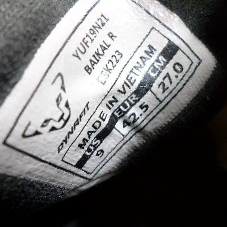 [BUNJANG] Dynafit Baikal Sneakers (Used) / 후루룩구제 270 다이나핏 바이칼 운동화 스니커즈 중고 신발